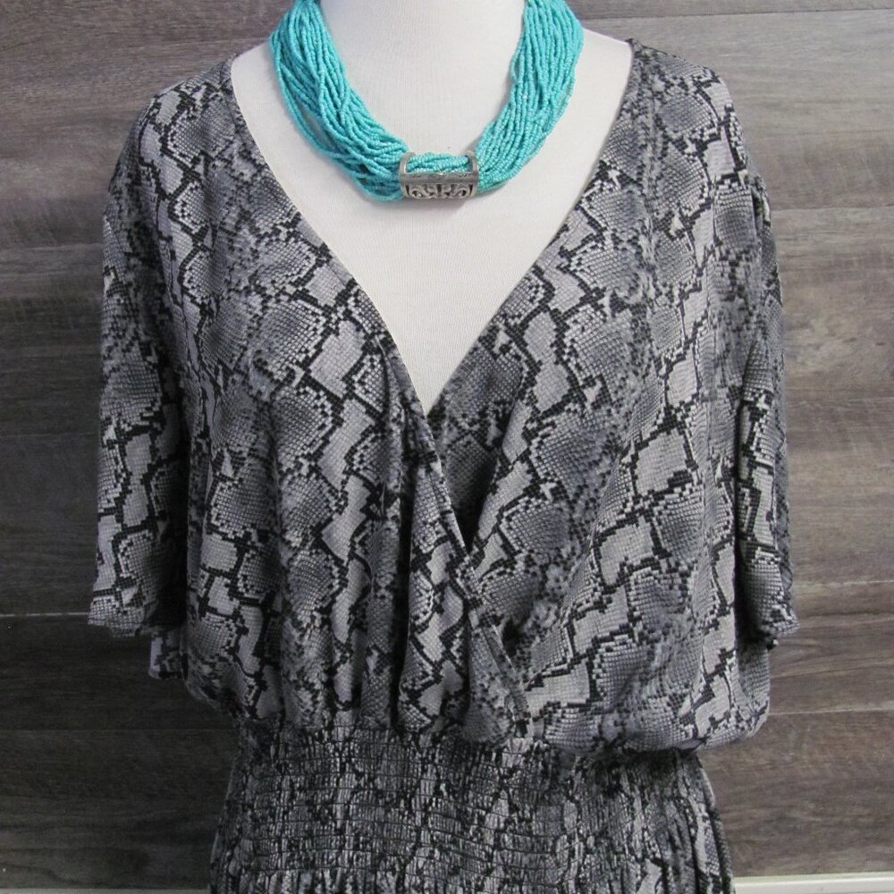 MICHAEL KORS SNAKEPRINT DRESS XL NWT - Picture 4 of 15